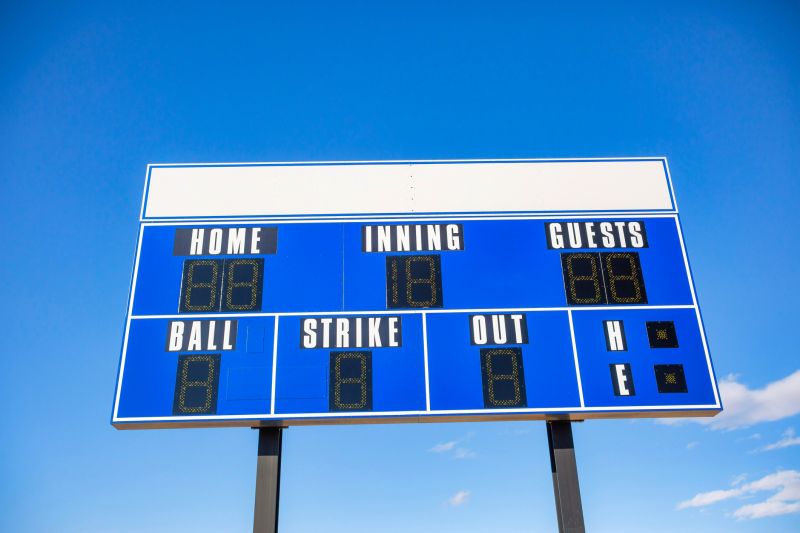 Products For Scoreboard Installations in use